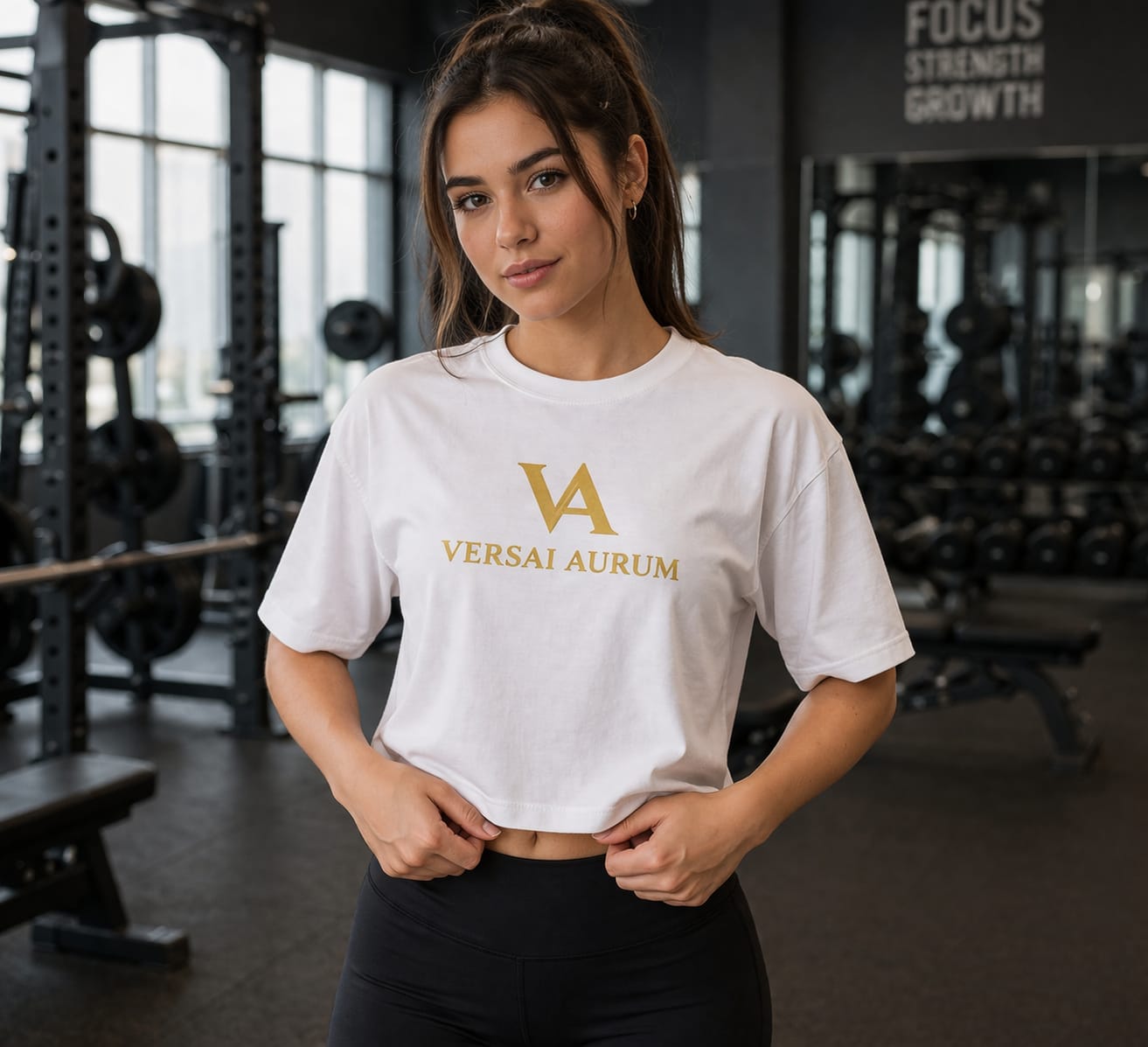 CAMISETA OVERSIZE CROP WHITE