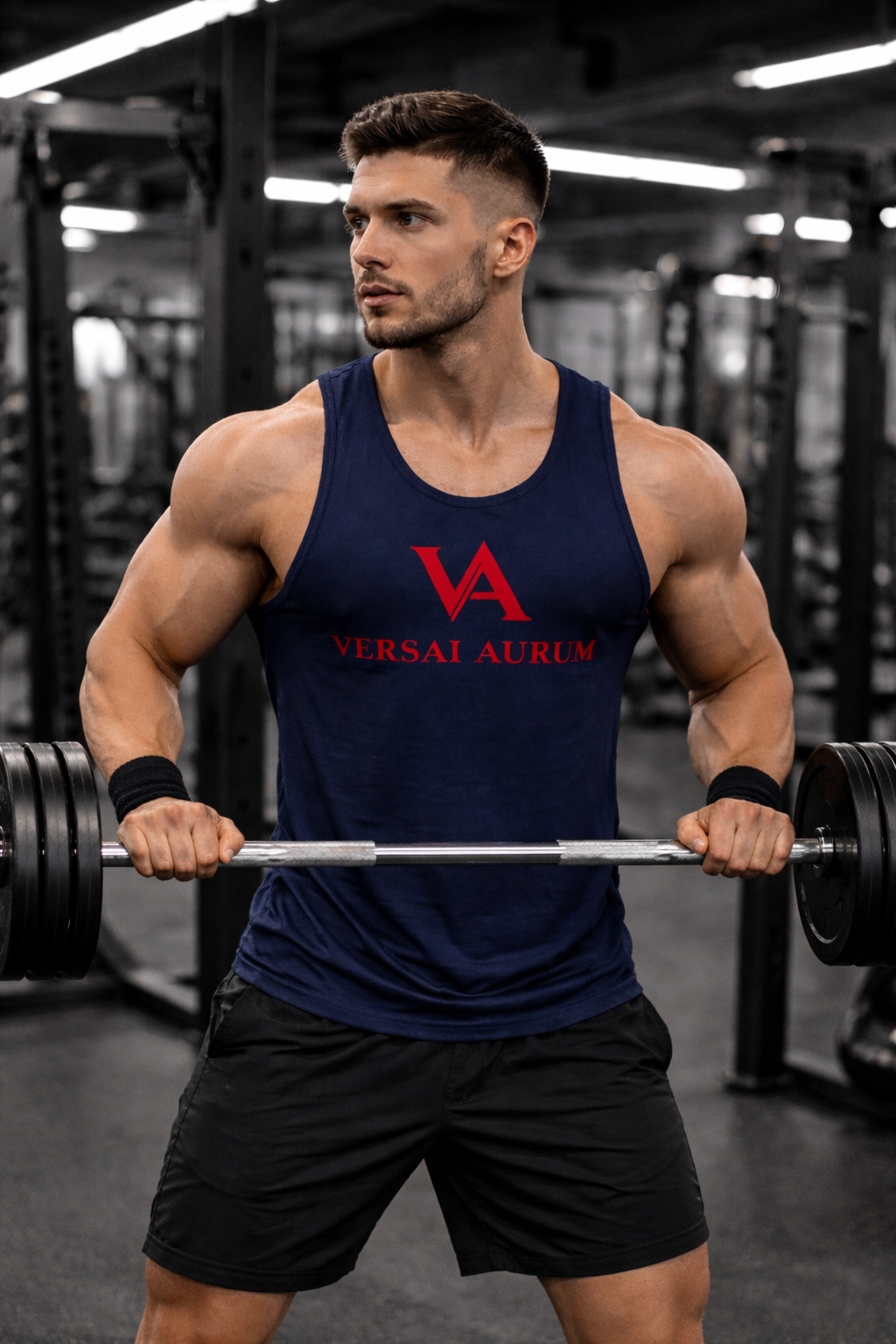 CAMISETA SIN MANGAS FRENCH NAVY